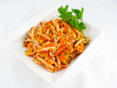 Bulgur-Paprika-Salat - kaltes Gericht, Rezept